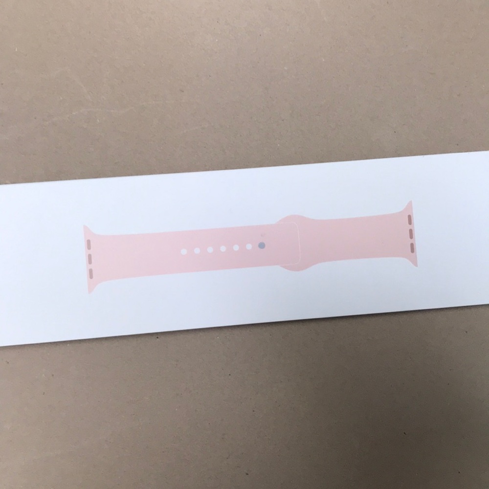 Apple Watch Sports Band in Pink Sand (40mm)